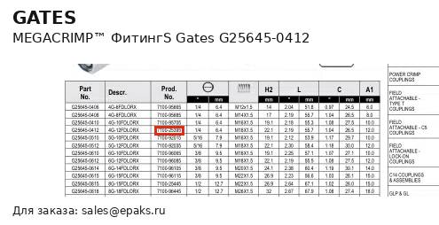 Gates G25645-0412