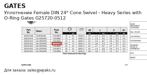 Gates G25720-0512