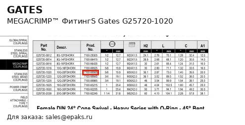 Gates G25720-1020