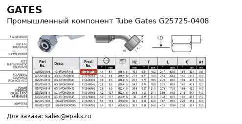 Gates G25725-0408