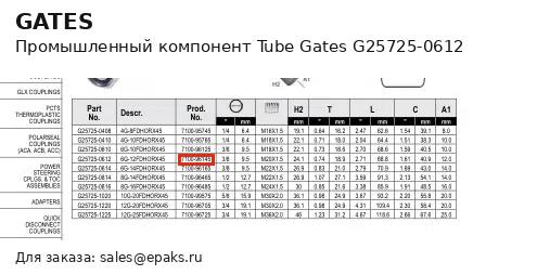 Gates G25725-0612
