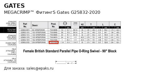 Gates G25832-2020