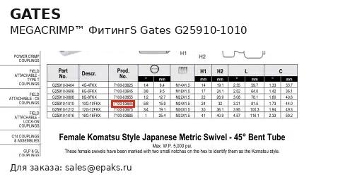 Gates G25910-1010