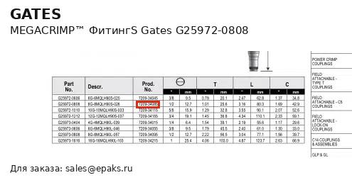 Gates G25972-0808