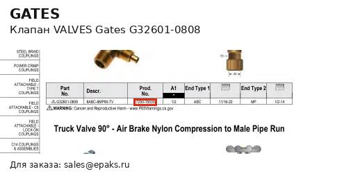Gates G32601-0808