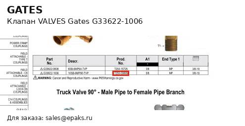 Gates G33622-1006