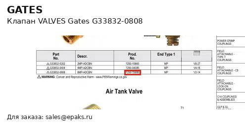 Gates G33832-0808