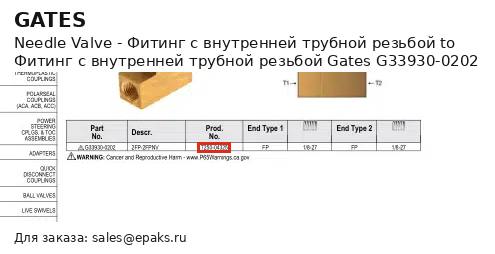 Gates G33930-0202