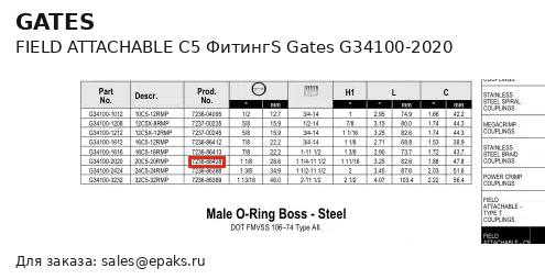 Gates G34100-2020