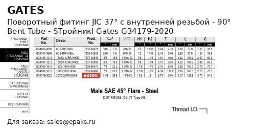 Gates G34179-2020