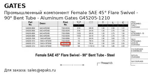 Gates G45205-1210