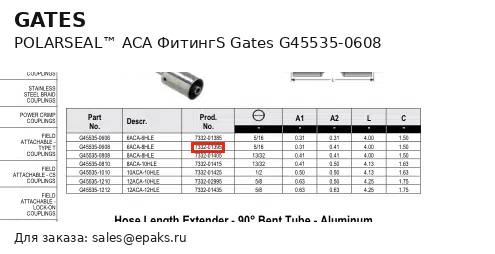 Gates G45535-0608