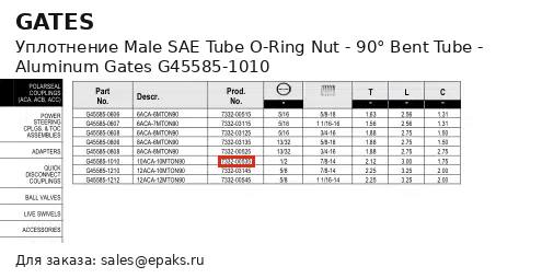 Gates G45585-1010