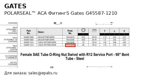 Gates G45587-1210