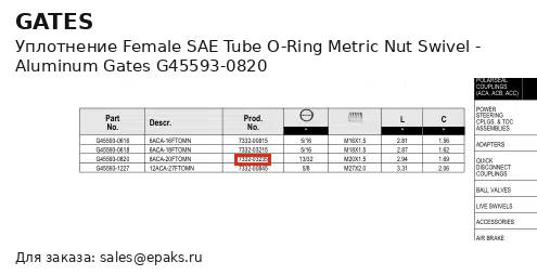 Gates G45593-0820