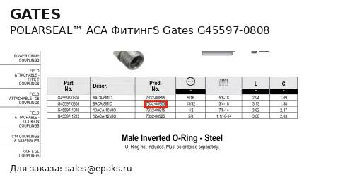 Gates G45597-0808