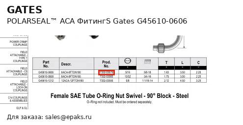Gates G45610-0606