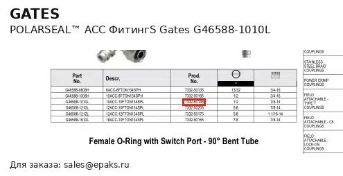 Gates G46588-1010L