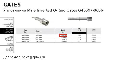 Gates G46597-0606