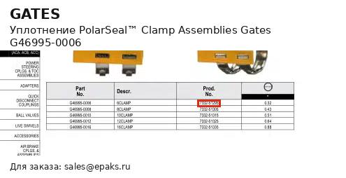 Gates G46995-0006