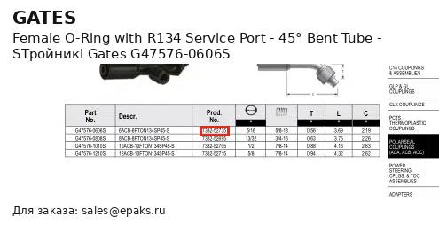 Gates G47576-0606S