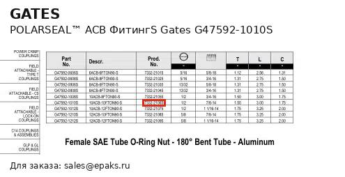 Gates G47592-1010S