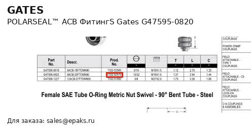 Gates G47595-0820