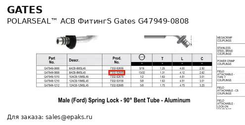 Gates G47949-0808