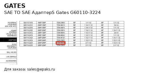 Gates G60110-3224