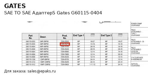 Gates G60115-0404