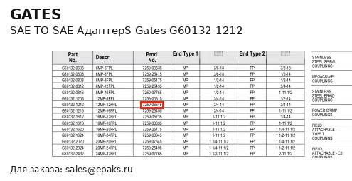 Gates G60132-1212