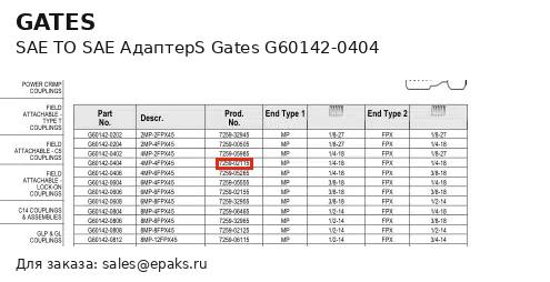 Gates G60142-0404