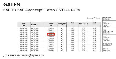 Gates G60144-0404
