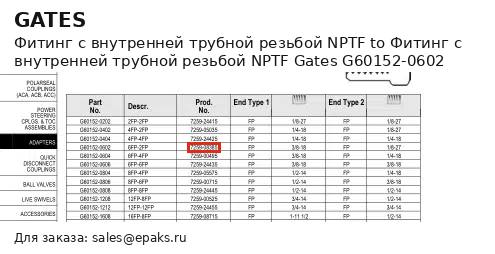 Gates G60152-0602