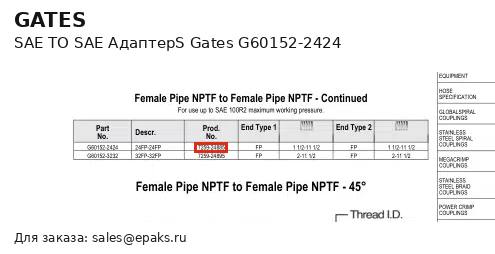 Gates G60152-2424