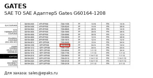 Gates G60164-1208