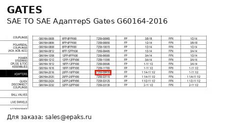 Gates G60164-2016