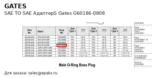 Gates G60186-0808