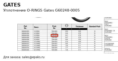 Gates G60248-0005