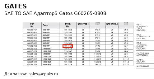 Gates G60265-0808