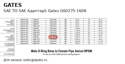Gates G60275-1608
