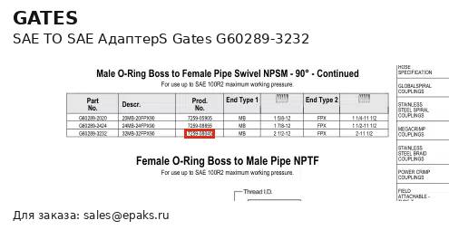 Gates G60289-3232
