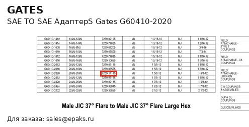 Gates G60410-2020