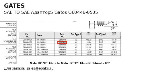 Gates G60446-0505