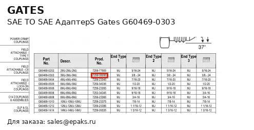 Gates G60469-0303