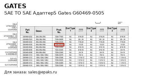 Gates G60469-0505