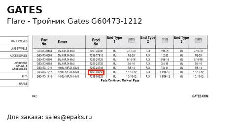 Gates G60473-1212