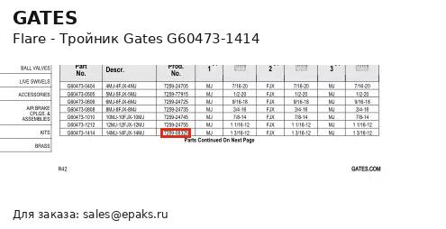 Gates G60473-1414