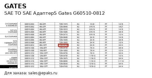 Gates G60510-0812