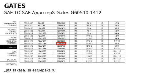 Gates G60510-1412